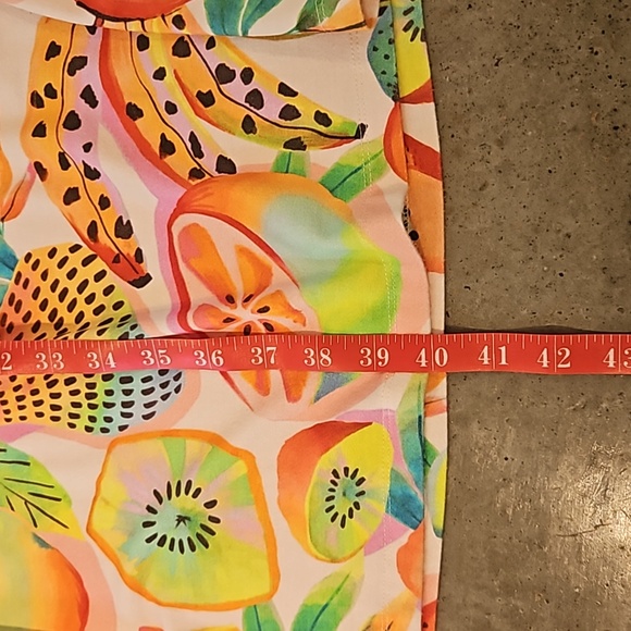 FARM RIO Tropical Fruit Maxi Skirt. - Picture 7 of 7